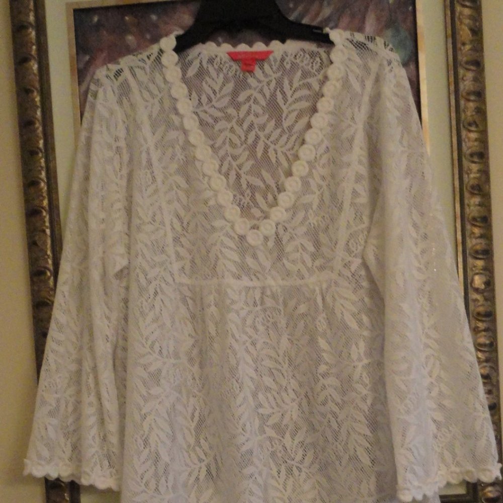 Lilly Pulitzer beach cover/tunic size XL